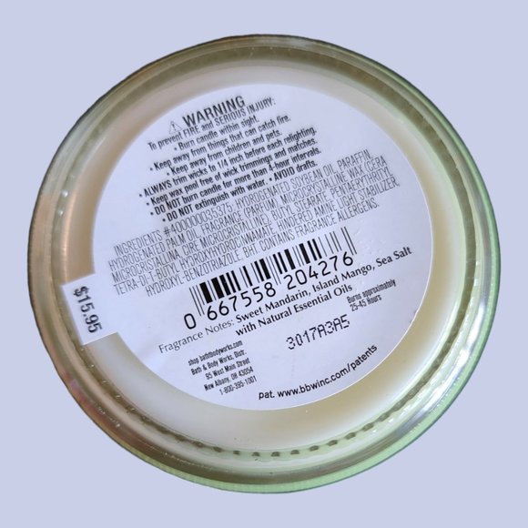 BATH & BODY WORKS "Island Margarita" 7oz Candle - Picture 5 of 5